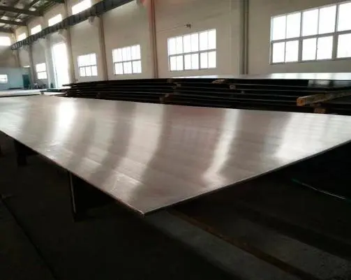 Titanium clad steel plate
